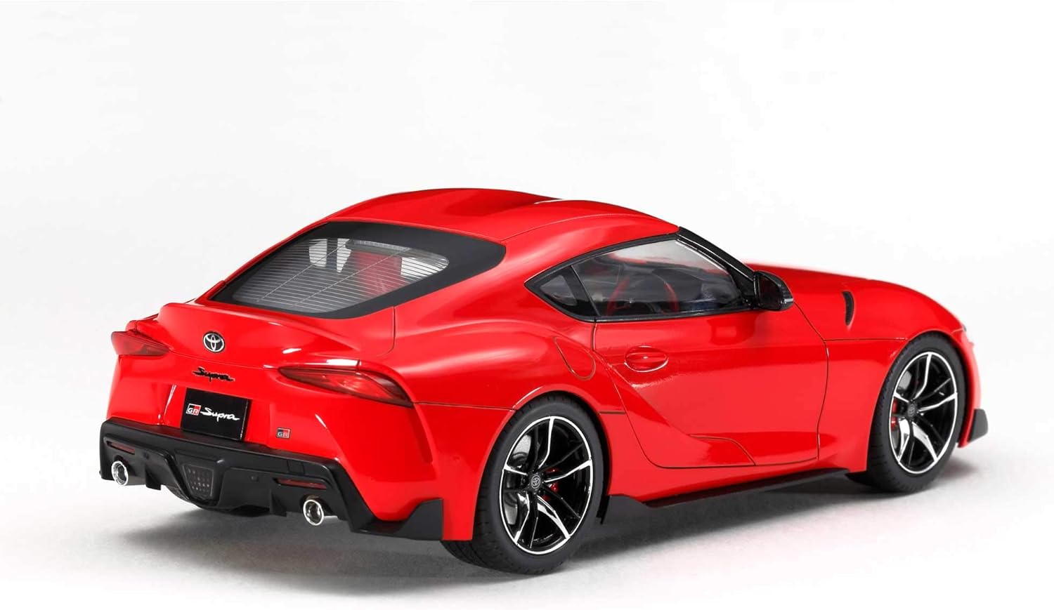 Tamiya-24351 TAMIYA 1:24 Toyota GR Supra-réplica Fiel, modelismo, Hobby, Pegado, Kit de plástico, Montaje, sin Pintar, Color unlacquered, 420 Grams (24351