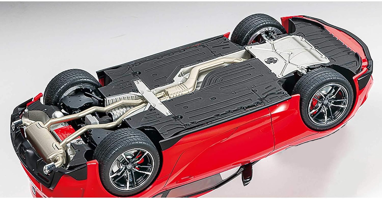 Tamiya-24351 TAMIYA 1:24 Toyota GR Supra-réplica Fiel, modelismo, Hobby, Pegado, Kit de plástico, Montaje, sin Pintar, Color unlacquered, 420 Grams (24351