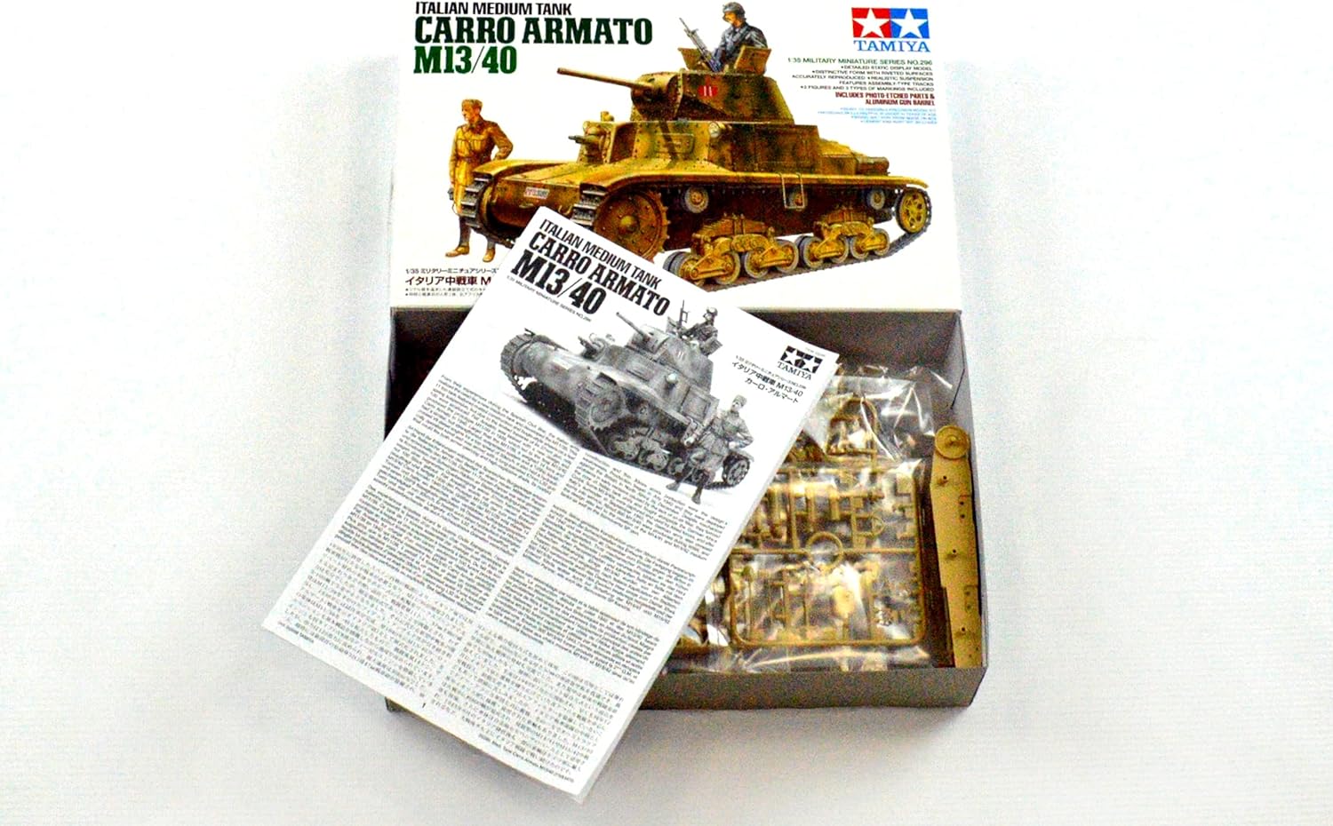 Tamiya 300035296 – 1:35 WWII Italian medium tank Carro Armato M13/40 (2