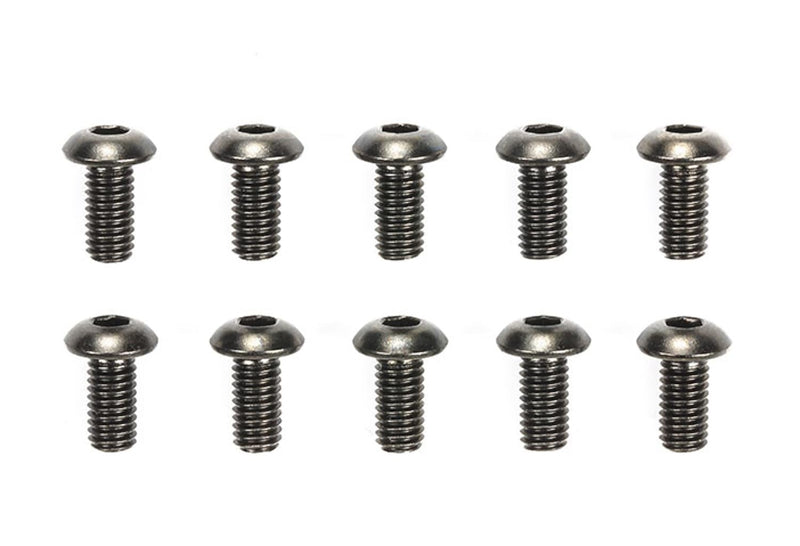 Tamiya 51624 Steel Round Head Screw 3 x 6 mm (x10