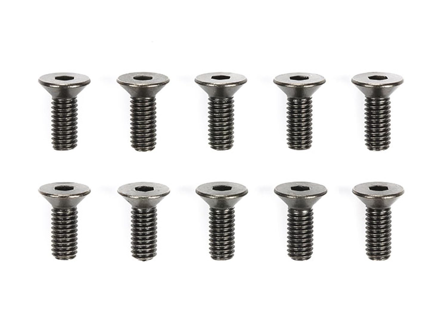 TAMIYA 3 x 8 mm hexagonal countersink Steel screw (10