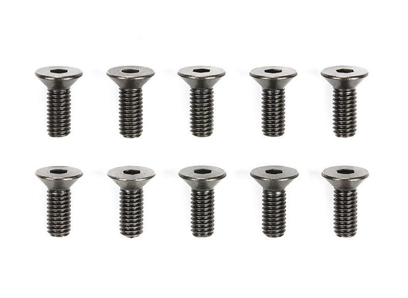 TAMIYA 3 x 8 mm hexagonal countersink Steel screw (10