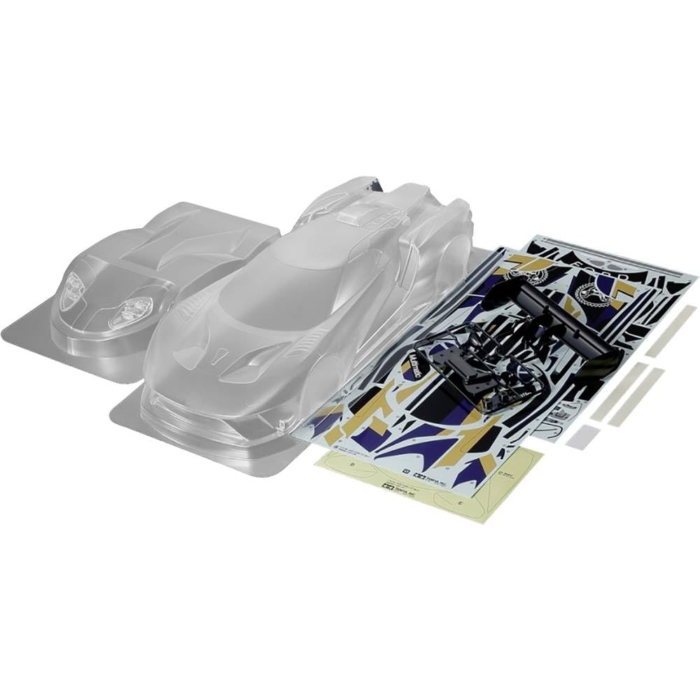 TAMIYA 300051664 1:10 Body Ford GT Mk.II 2020 Unpainted 51664 Kit 2020-Accessories for Remote Controlled car, Replacement, RC, Model Making, Multicoloured