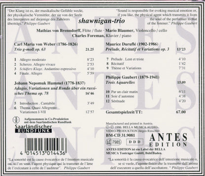 Works for Flute Cello & Piano
