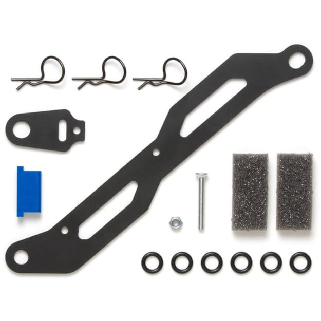 Tamiya 54555 TT-02 FRP Battery Plate & Transponder Stay Set (TT02D/TT02B/TT02