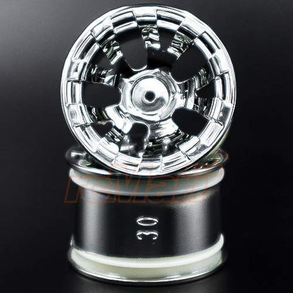 Rc Rear Chrome Plated Wheels
