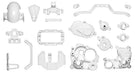Tamiya T3-01 A Parts White (54915)