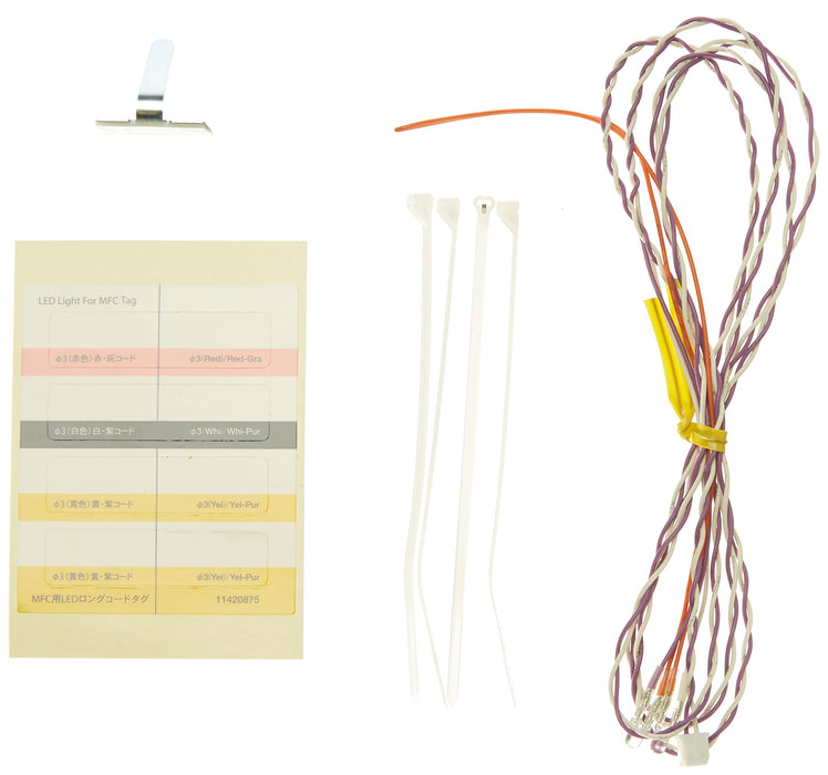 Tamiya Tamiya-56550 MFC-Juego de Luces LED (3 mm, 1100 mm), Color Blanco, L (56550