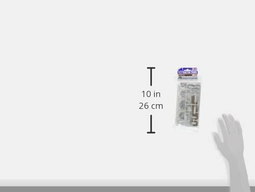 TAMIYA 56558 1:14 Truck Construction Site Set Pylon/Tool-Plastic, Crafts, Model kit, Assembly, unpainted, Multi-Coloured