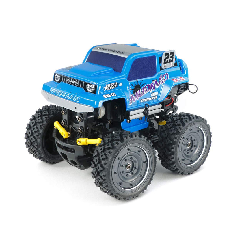 TAMIYA 57412, 1:24 MudMad SW-01, RC Vehicle, Model Building, kit for Assembly, Hobbies, Crafts, 300057412, lightblue
