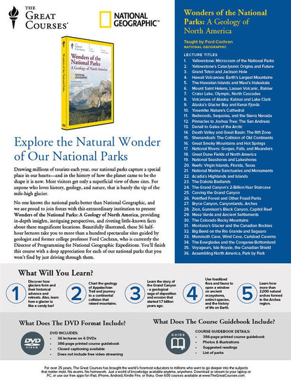 Wonders of the National Parks: A Geology of North America (Great Courses) (Teaching Co.) DVD Course No. 1707