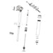 Rockshox Spare Seatpost Post Clamp Kit (Includes Clamp, Nuts & Bolts) Reverb Stealth C1 (2020)
