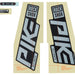 Rockshox Fork Decal Kit Pike Ultimate 27/29 (2021) Gloss Polar Foil/High Gloss Black