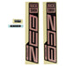 Rockshox Fork Decal Kit Zeb Ultimate 27/29 (2021) Matte Copper Foil/High Gloss Black