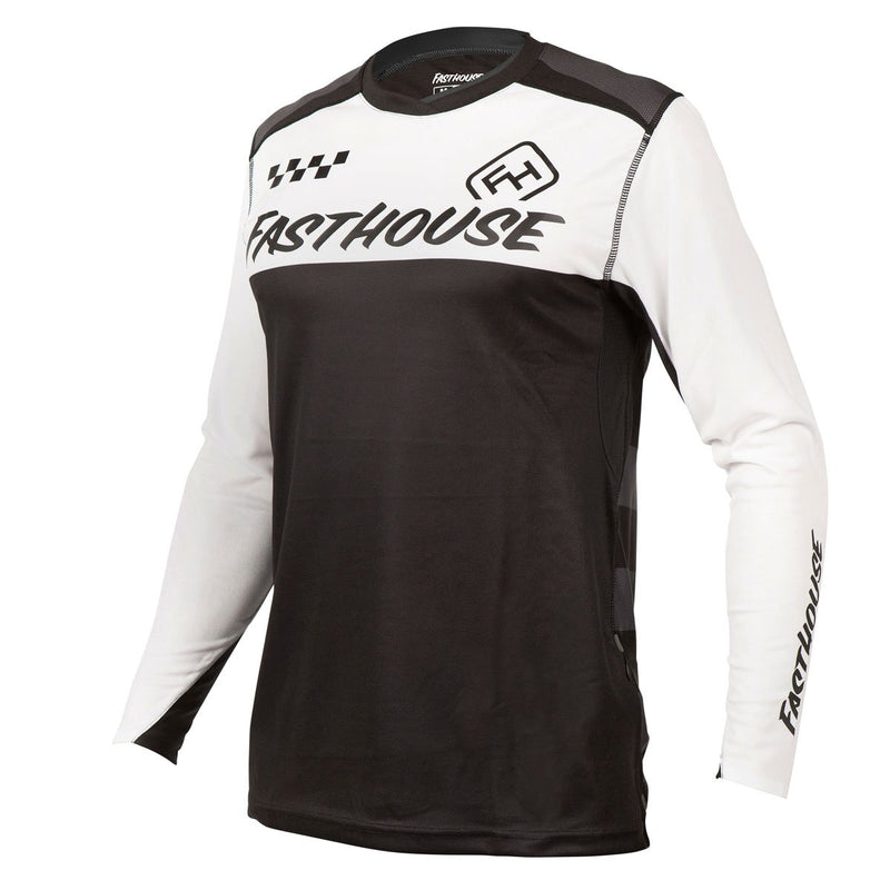 Fasthouse Alloy Block Jersey Ls 2021 White/Black XL