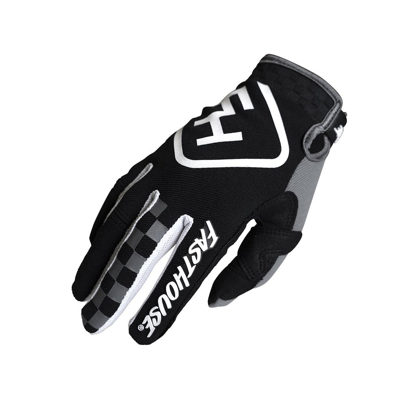 Fasthouse Youth Speed Style Legacy Gloves 2021 Black/Gray Ym