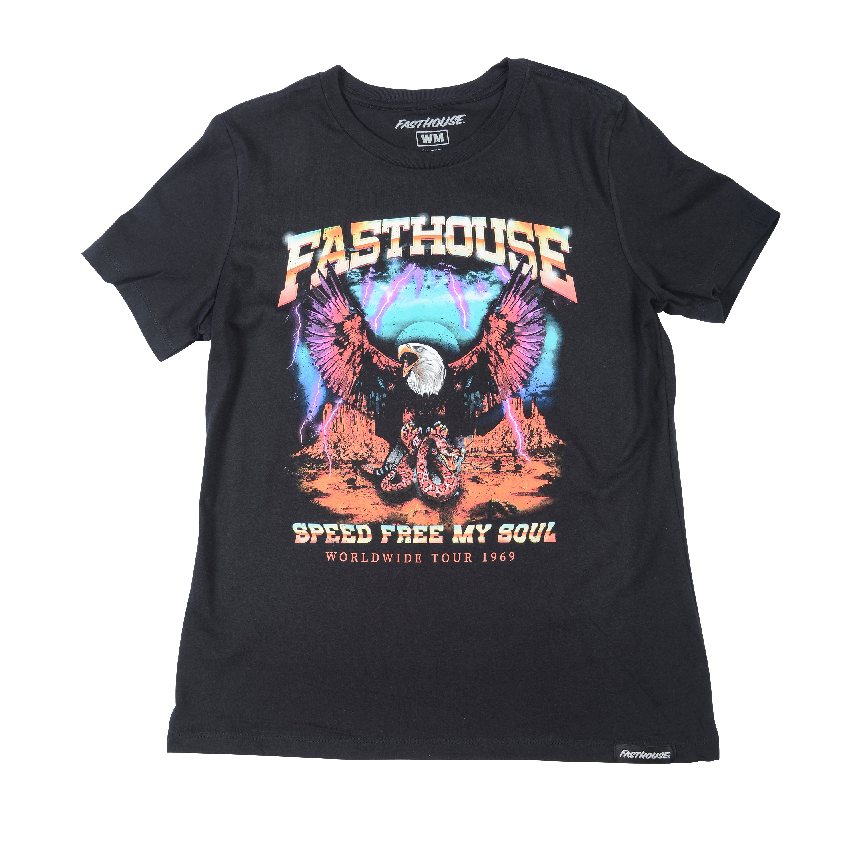 Fasthouse Women’s Tour 1969 Tee 2022 Black Wm