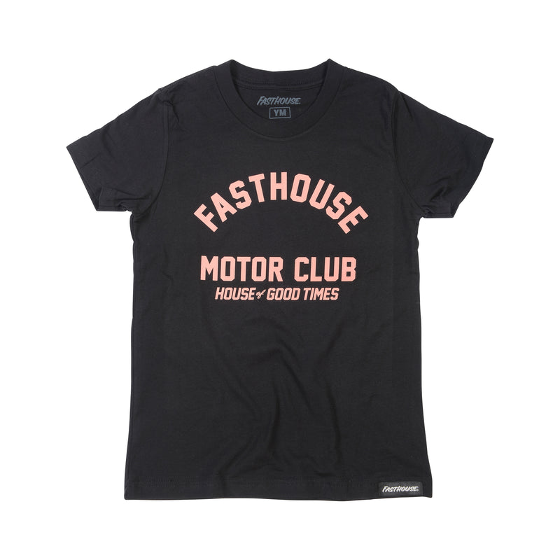 Fasthouse Girl's Brigade Tee 2022 Black YXL