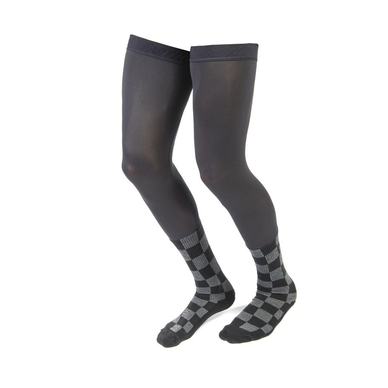 Fasthouse Youth Legacy Knee Brace Sock 2022 Black One Size