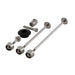 Pitlock Set 02 Front Wheel, Rear Wheel, Seat Post & Ahead Headset System Black