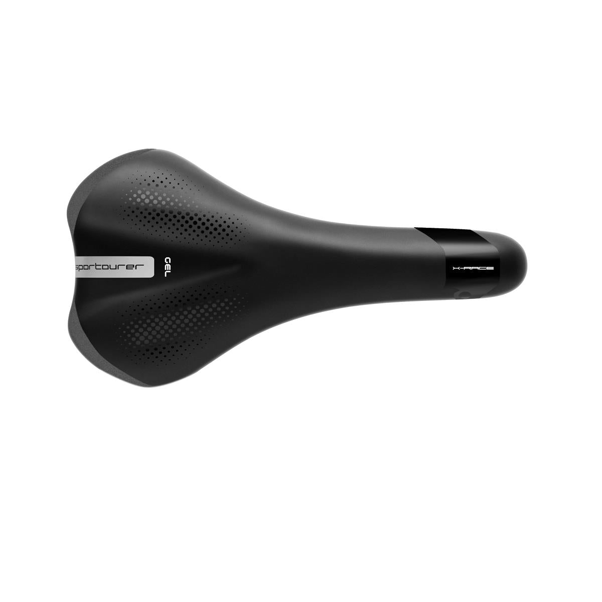 Sportourer X-Race Gel Saddle Matt Black Hi-Viz S1