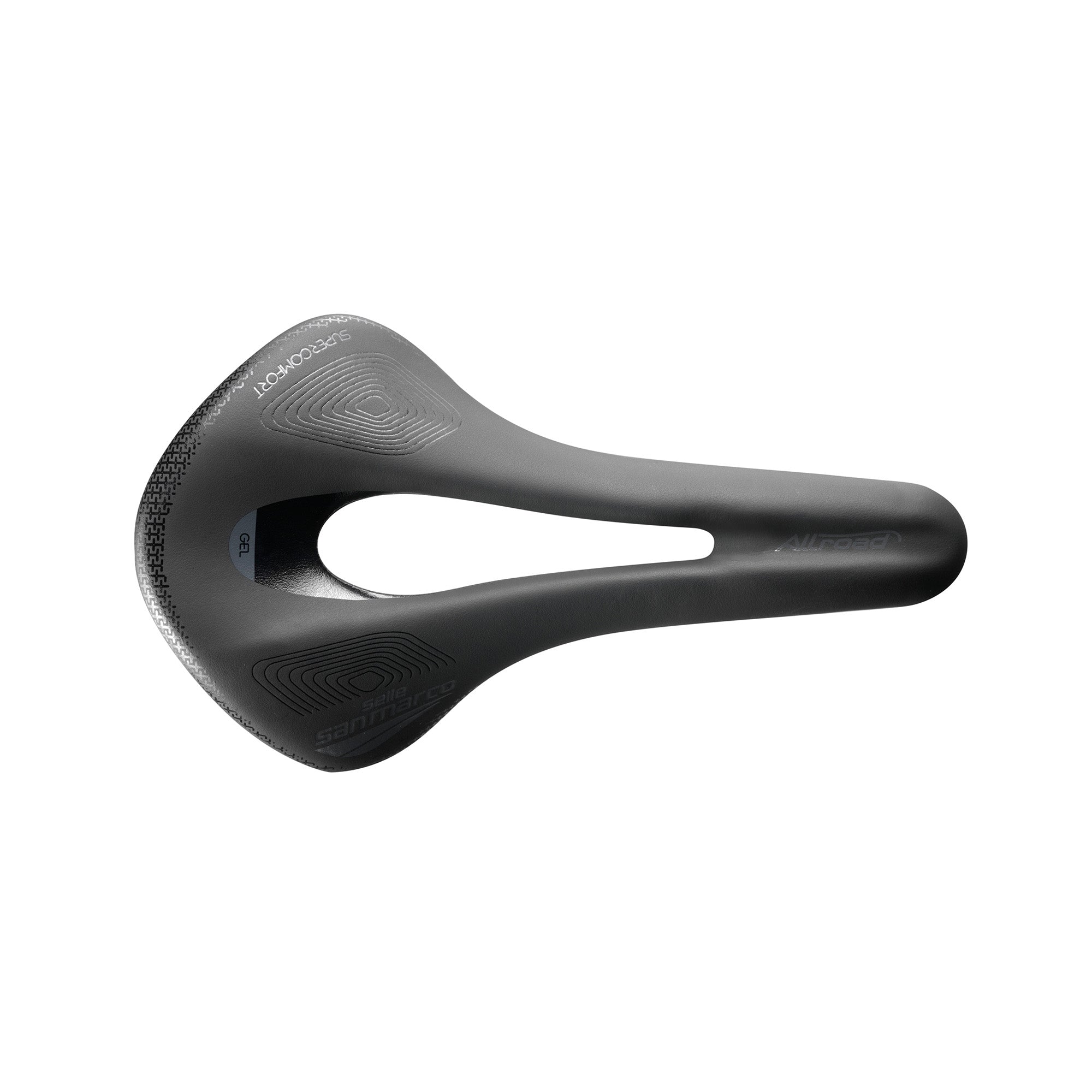 Selle San Marco Allroad Supercomfort Racing Saddle Black/Black Wide (L3)