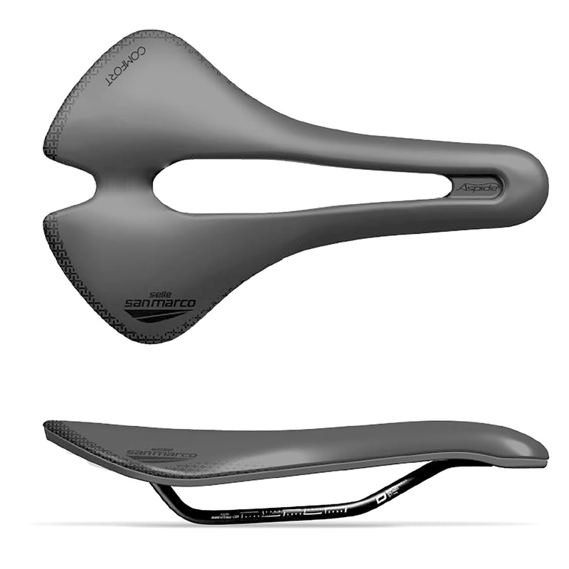 Selle San Marco Aspide Short Comfort Dynamic Saddle Black/Black Narrow (S3)