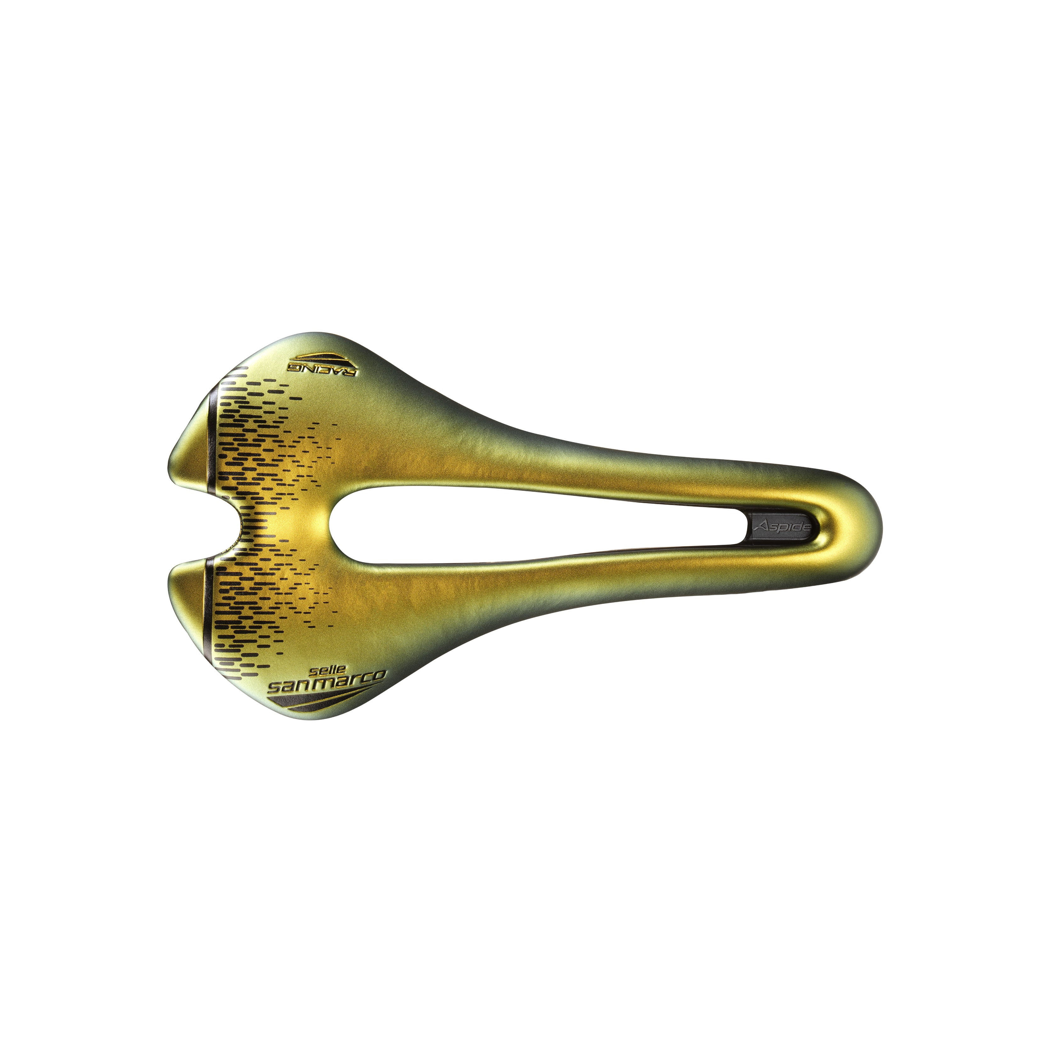 Selle San Marco Aspide Short Racing Saddle Iridescent Gold L3