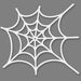 Tela de araña, tamaño 19 x 21 cm, 16 unidades