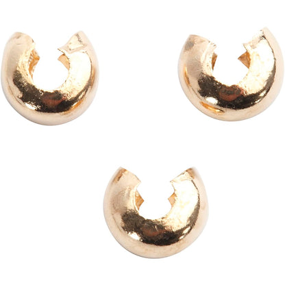 Bow Covers – Crimp Beads – Gold – 5 mm – Pack of 50