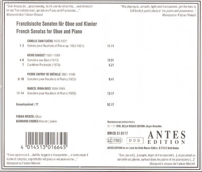 Franzosische Son for Oboe PN