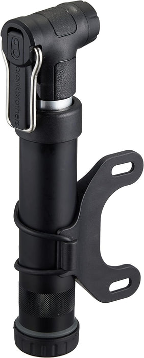 CRANKBROTHERS Gem Bike Hand Pump - Short/Long Dual Piston Pump, Presta/Schrader, High Volume and High Pressure Hand Pump