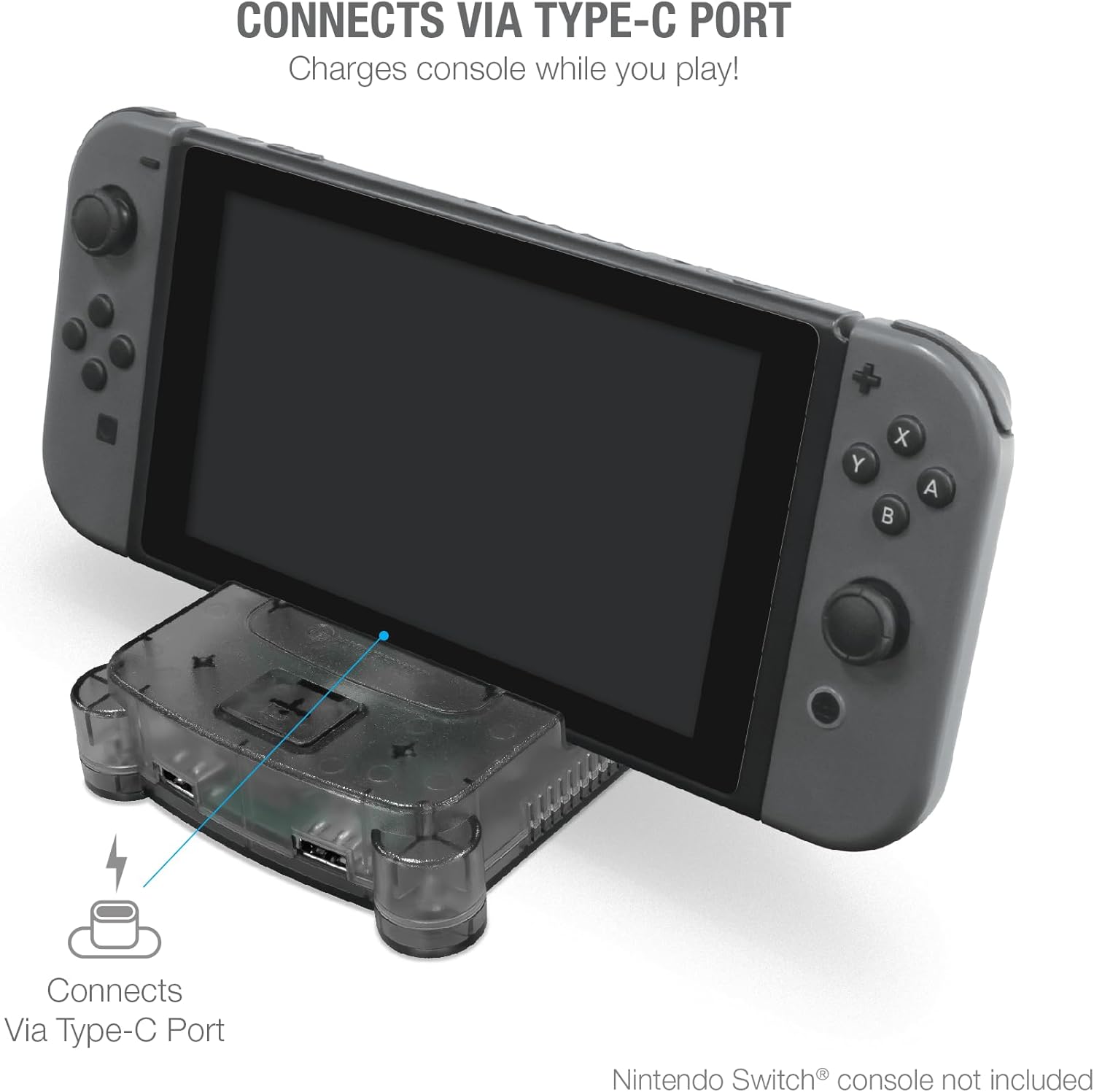 Hyperkin: RetroN S64 Console Dock for Nintendo Switch (Smoke Gray)