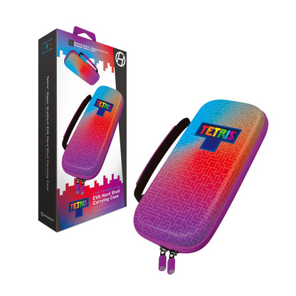 Hyperkin Tetris® - Custodia rigida in EVA per Switch®OLED, Nintendo Switch® (Hyper Gradient), Gradiente iper, Classica-incontra-moderno