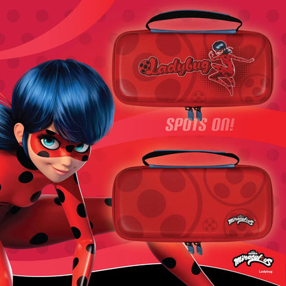 Hyperkin Custodia rigida ufficiale Miraculous EVA (coccinella), Coccinella, La custodia rigida in EVA fornisce una solida linea di difesa