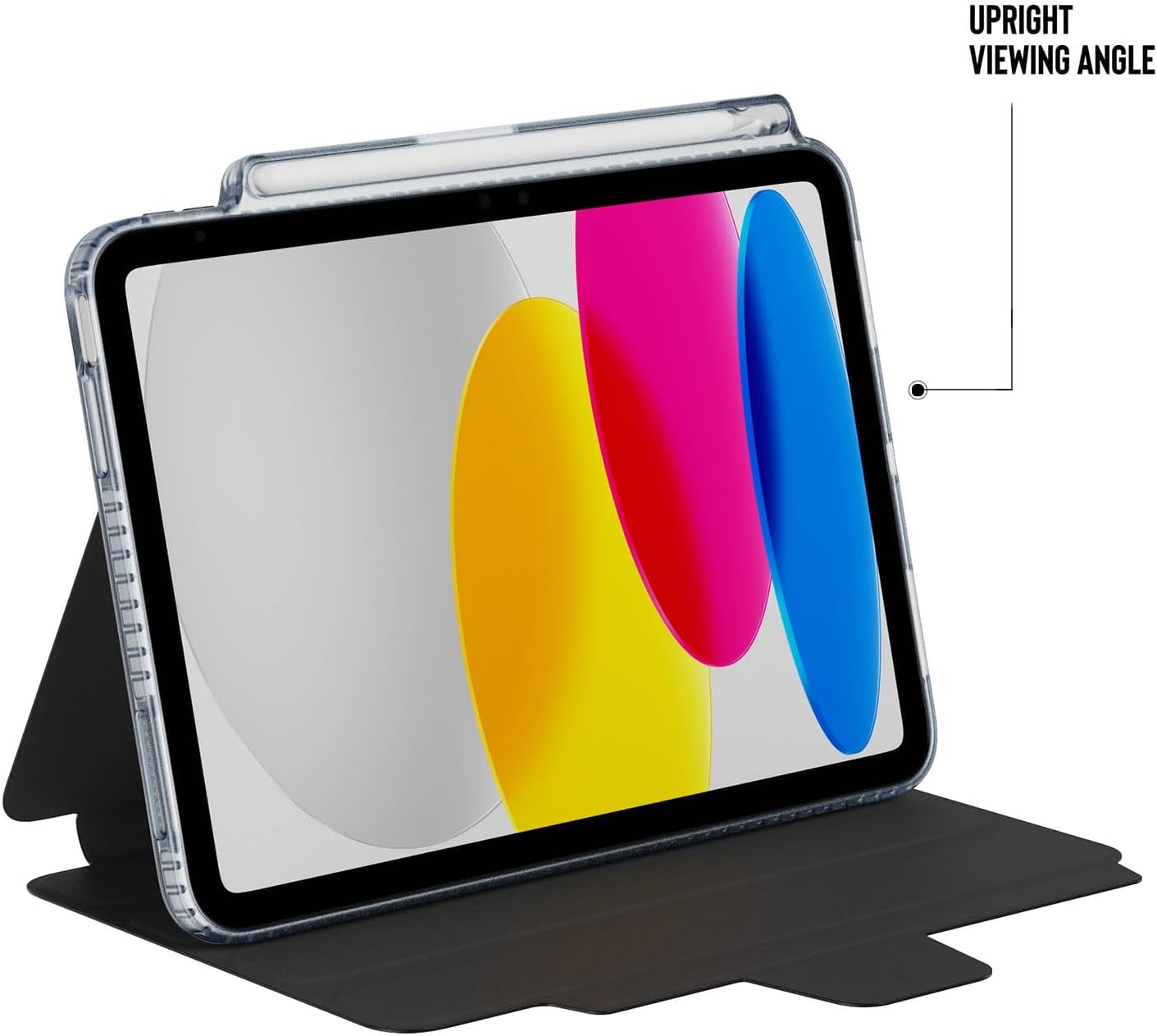 Tech21 EvoFolio case for iPad 10th Gen - Impact protection - Multi-angle viewing - Black