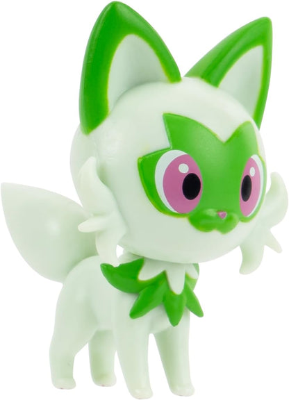 Pokémon Clip ‘N’ Go Sprigatito and Poké Ball - Includes 2-Inch Battle Figure and Poké Ball Accessory