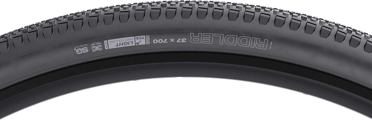 WTB Riddler 37 x 700 TCS Light/Fast Rolling 120tpi Dual DNA SG2 tire, Black