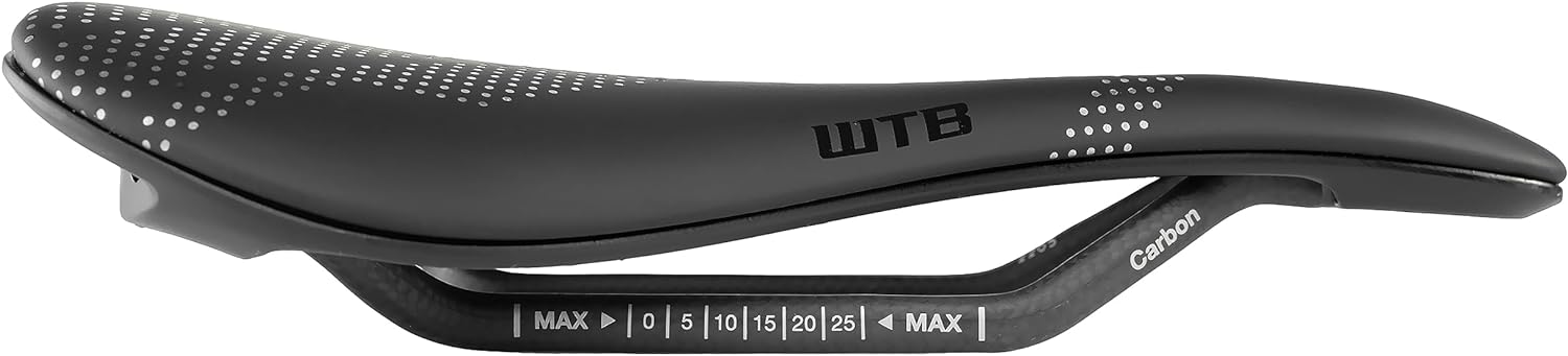 WTB Gravelier Bike Saddle – 246x140mm, Flexible Base with Fusion Form Technology, Perineal Relief Cutout for Gravel and Endurance Rides – Integrated Tool Mount