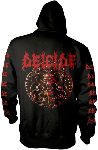 Deicide Unisex Adult Logo Hoodie - Black, Size S