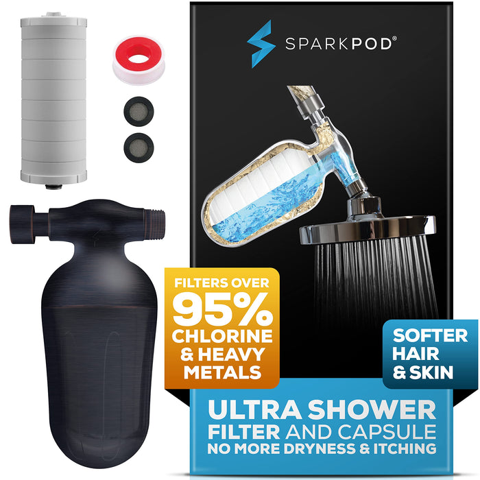 SparkPod Ultra Shower Filter (Bronze)