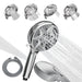 SparkPod 5`` 9 Spray Setting Shower Head with On/Off Chrome