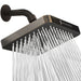 SparkPod Fixed Shower Head 15 cm Square Bronze