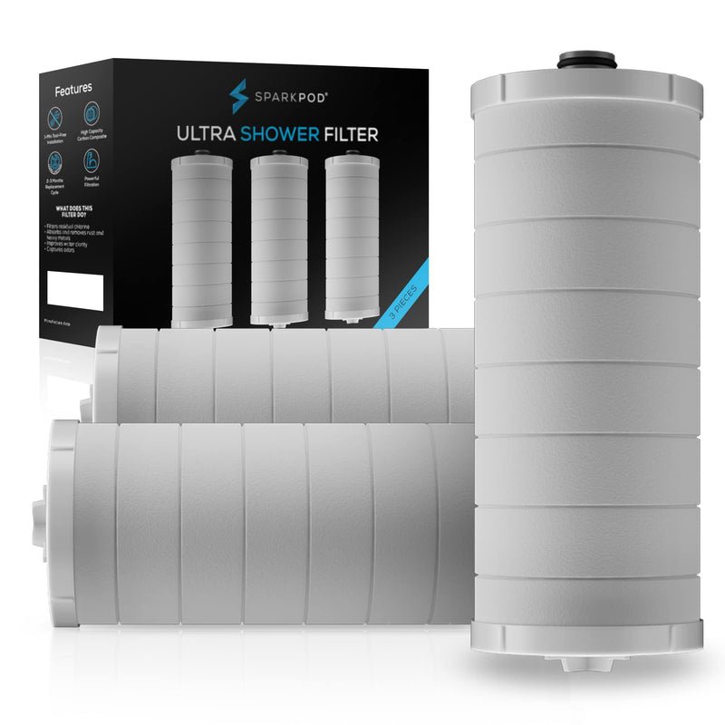 SparkPod Shower Filter Cartridge Pack Of 3