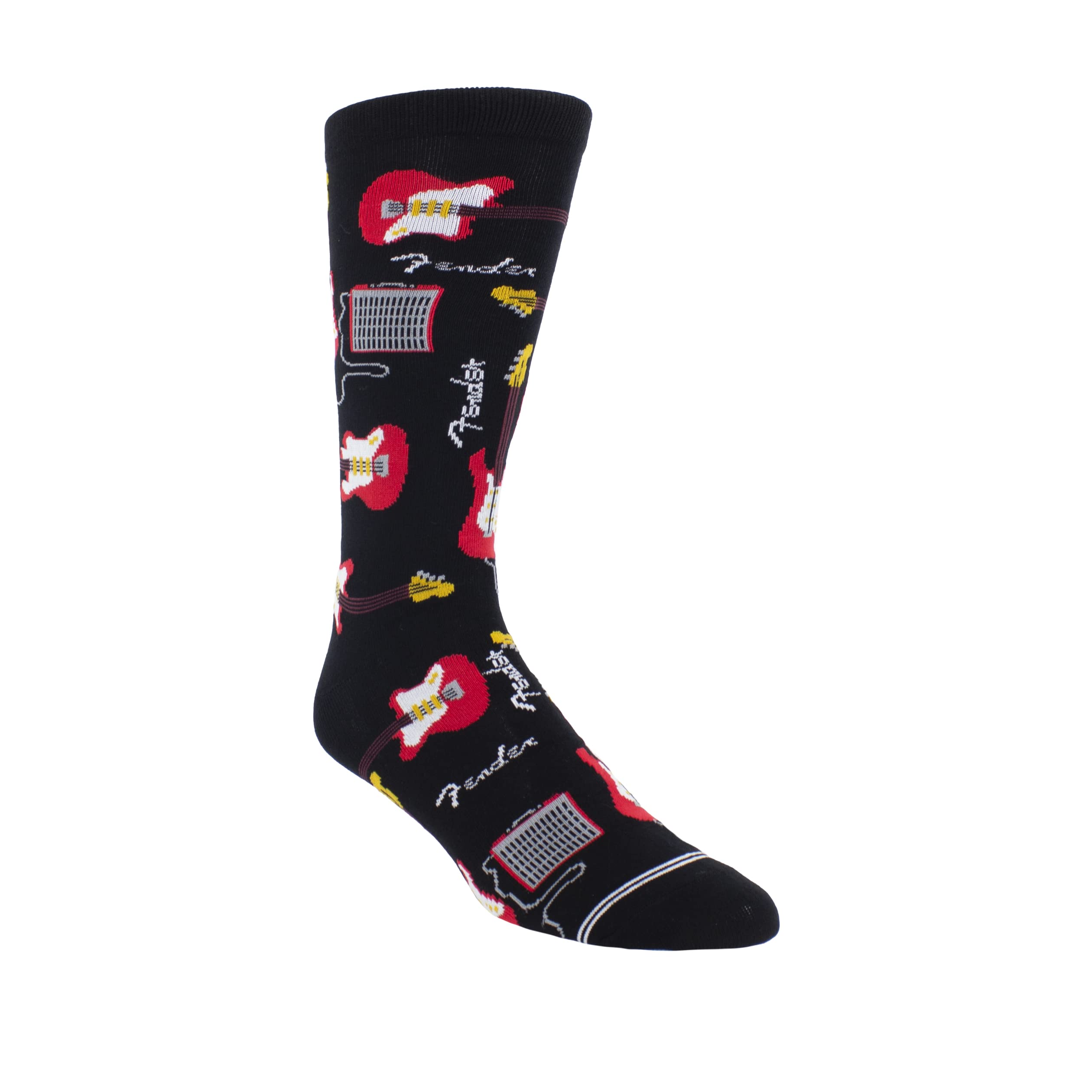 PERRI'S SOCKS - Fender® Officially Licensed Rock Band Socks, Novelty Socks for Men and Women