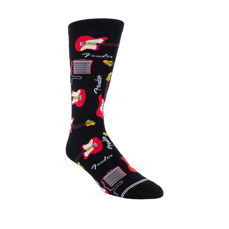 PERRI'S SOCKS - Fender® Officially Licensed Rock Band Socks, Novelty Socks for Men and Women