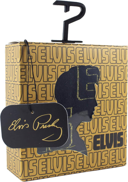 PERRI'S SOCKS - Elvis Crew Socken, Offiziell lizenzierte Rock Band Neuheit Socken, Weiche & Atmungsaktive Fun Socken für Männer & Frauen, Schwarze Geschenkbox, Medium