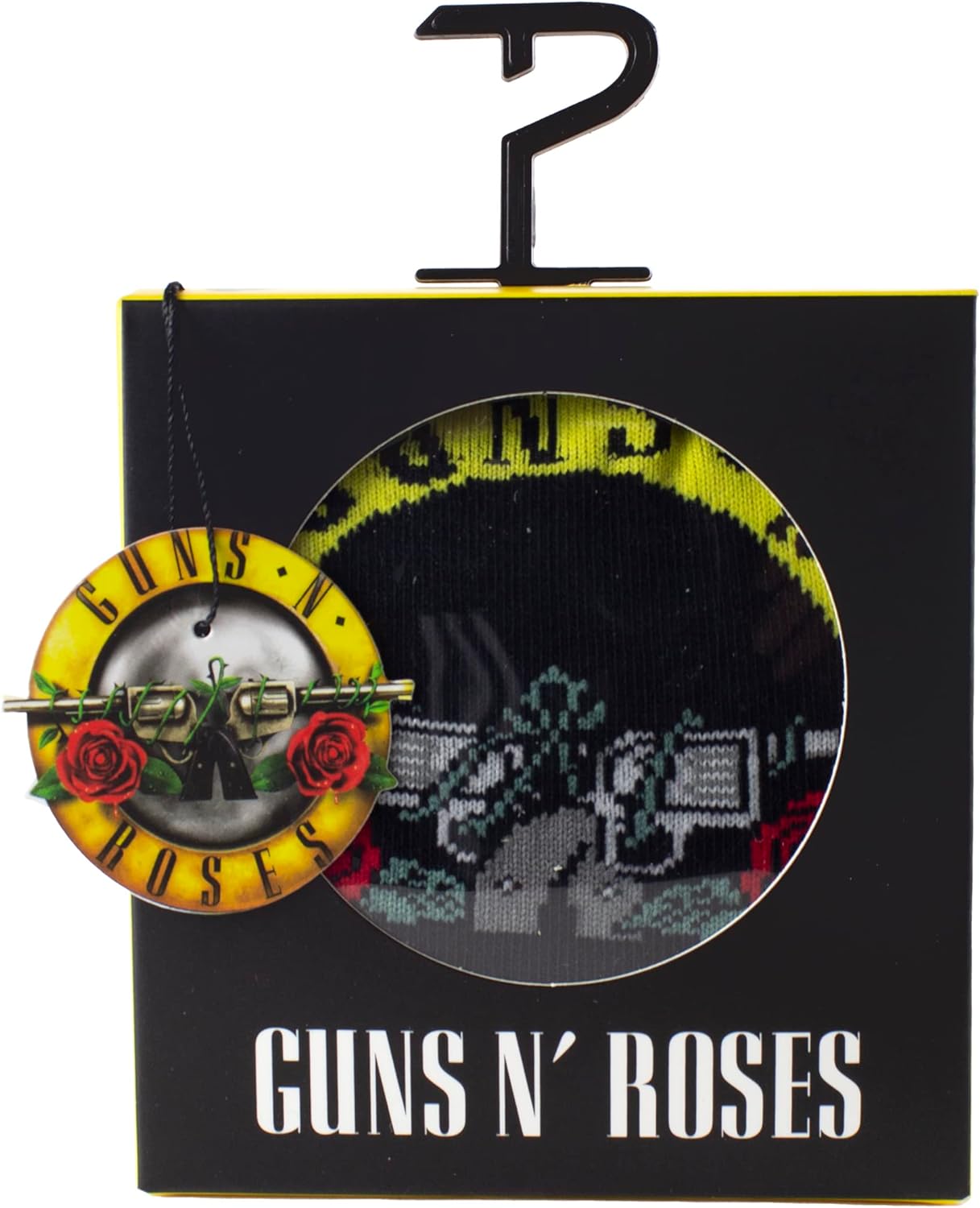 Guns N’ Roses Short Crew Socks, Officially Licensed Rock Band Novelty Socks, Premium Cushioned Socks for Men and Women