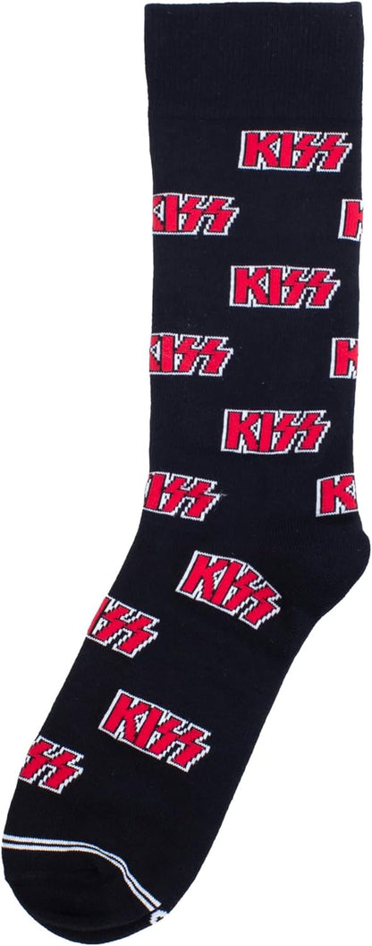 Licensed- KISS Presley Socks, Socks for Men and Women