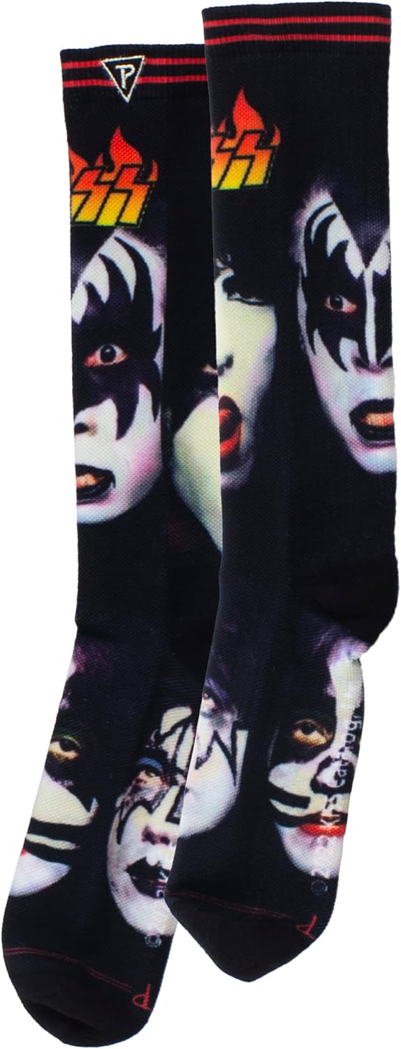 Licensed- KISS Presley Socks, Socks for Men and Women